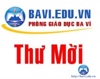 Giấy mời dự tổng kết năm học ngày 18/8/2016