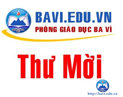 Giấy mời hội nghị Hiệu trưởng 3 cấp học ngày 05/8/2016